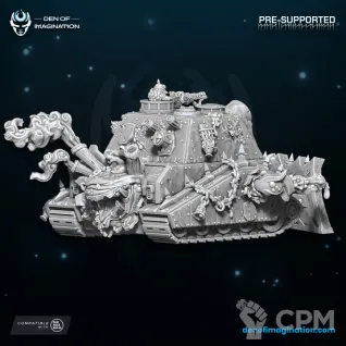 Описание картинки Plague Tank Multipart Set от PocketSized Prints по цене 4 000руб | Свободный Рынок Миниатюр - СРМ