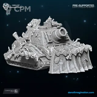 Описание картинки Plague Tank Multipart Set от PocketSized Prints по цене 4 000руб | Свободный Рынок Миниатюр - СРМ