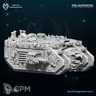Описание картинки Ironclad Tank Multipart Set от PocketSized Prints по цене 5 000руб | Свободный Рынок Миниатюр - СРМ