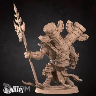 Описание картинки Tauren Chosen Chieftain от PocketSized Prints по цене 250руб | Свободный Рынок Миниатюр - СРМ