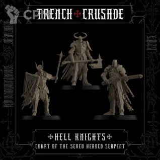 Описание картинки Hell Knights - Court of the Seven Headed Serpent от HoujouSatoko по цене 230руб | Свободный Рынок Миниатюр - СРМ