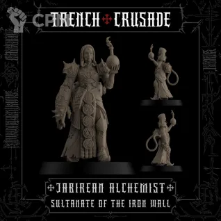 Описание картинки Jabirean Alchemist - Iron Sultanate от HoujouSatoko по цене 85руб | Свободный Рынок Миниатюр - СРМ