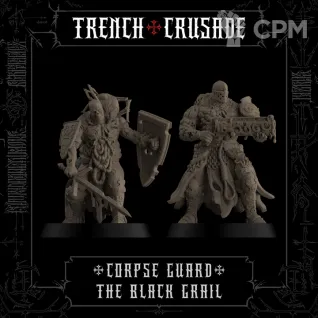 Описание картинки Corpse Guard - Black Grail от HoujouSatoko по цене 115руб | Свободный Рынок Миниатюр - СРМ