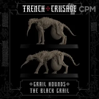 Описание картинки Grail Hounds от PocketSized Prints по цене 300руб | Свободный Рынок Миниатюр - СРМ