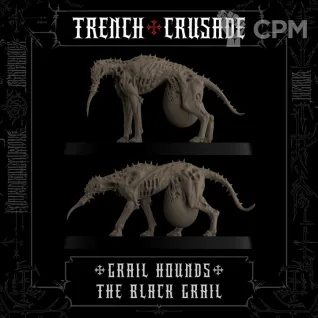 Описание картинки Grail Hounds - Black Grail от HoujouSatoko по цене 115руб | Свободный Рынок Миниатюр - СРМ