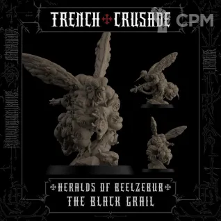 Описание картинки Heralds of Beelzebub от PocketSized Prints по цене 600руб | Свободный Рынок Миниатюр - СРМ