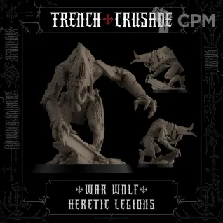 Описание картинки War Wolf - Heretic Legion от HoujouSatoko по цене 460руб | Свободный Рынок Миниатюр - СРМ