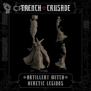 Описание картинки Artillery Witch - Heretic Legion от HoujouSatoko по цене 115руб | Свободный Рынок Миниатюр - СРМ