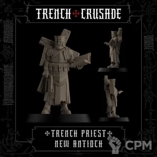 Описание картинки Trench Cleric - New Antioch от HoujouSatoko по цене 85руб | Свободный Рынок Миниатюр - СРМ