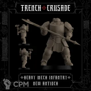 Описание картинки Heavy Mechanised Infantry (Polearm) - New Antioch от HoujouSatoko по цене 290руб | Свободный Рынок Миниатюр - СРМ