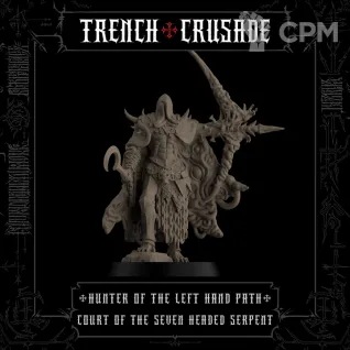 Описание картинки Hunter of the Left-hand Path - Court of the Seven Headed Serpent от HoujouSatoko по цене 230руб | Свободный Рынок Миниатюр - СРМ