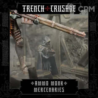 Описание картинки Mendelist Ammo Monk - Mercenaries от HoujouSatoko по цене 85руб | Свободный Рынок Миниатюр - СРМ