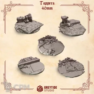 Описание картинки Blood Angels - Toppers 40mm от Мастерская террейна по цене 350руб | Свободный Рынок Миниатюр - СРМ