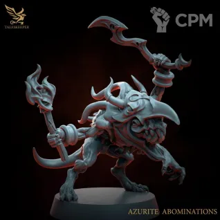 Описание картинки AZURITE ABOMINATIONS от Manufactorum76 по цене 900руб | Свободный Рынок Миниатюр - СРМ