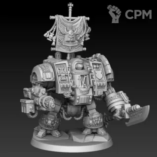 Описание картинки Grey Knights Venerable Dreadnought от Мастерская террейна по цене 1 350руб | Свободный Рынок Миниатюр - СРМ