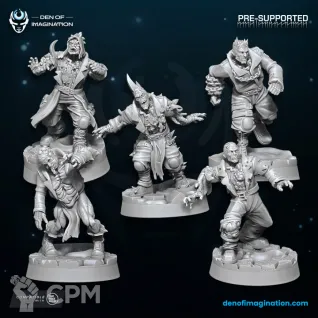 Описание картинки Plague Walkers Unit x10 от PocketSized Prints по цене 1 650руб | Свободный Рынок Миниатюр - СРМ