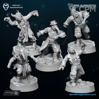 Описание картинки Plague Walkers Unit x10 от PocketSized Prints по цене 1 650руб | Свободный Рынок Миниатюр - СРМ