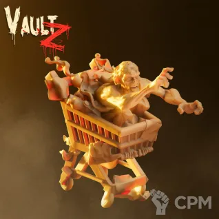 Описание картинки Zombie Cart от PocketSized Prints по цене 200руб | Свободный Рынок Миниатюр - СРМ