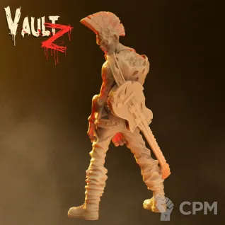 Описание картинки Zombie Punk Guitar от PocketSized Prints по цене 180руб | Свободный Рынок Миниатюр - СРМ