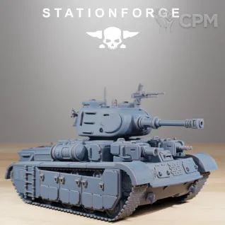 Описание картинки Rogal Dorn Battle Tank от Мастерская 3D Gia по цене 4 200руб | Свободный Рынок Миниатюр - СРМ