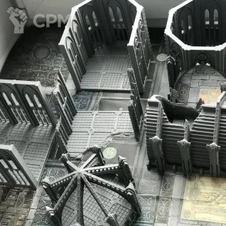 Описание картинки Готический храм от 3D Wargaming по цене 6 000руб | Свободный Рынок Миниатюр - СРМ