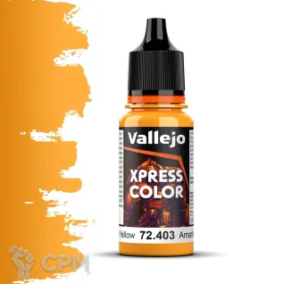 Описание картинки Краска Vallejo Xpress Color - Imperial Yellow72403 от Sladkov по цене 400руб | Свободный Рынок Миниатюр - СРМ