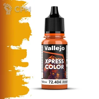 Описание картинки Краска Vallejo Xpress Color - Nuclear Yellow 72404 от Sladkov по цене 400руб | Свободный Рынок Миниатюр - СРМ