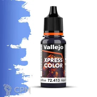 Описание картинки Краска Vallejo Xpress Color - Omega Blue 72413 от Sladkov по цене 400руб | Свободный Рынок Миниатюр - СРМ