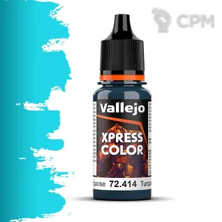 Описание картинки Краска Vallejo Xpress Color - Caribbean Turquoise от Sladkov по цене 400руб | Свободный Рынок Миниатюр - СРМ