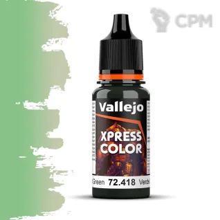 Описание картинки Краска Vallejo Xpress Color - Lizard Green 72418 от Sladkov по цене 400руб | Свободный Рынок Миниатюр - СРМ