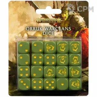 Описание картинки Orruk Warclans Dice от LifeIsNow по цене 3 490руб | Свободный Рынок Миниатюр - СРМ