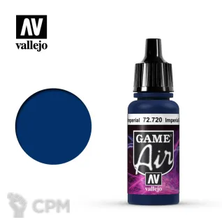 Описание картинки Краска Vallejo Game Air - Imperial Blue 72720 от Sladkov по цене 290руб | Свободный Рынок Миниатюр - СРМ
