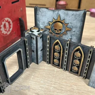 Описание картинки PREpaint WTC Kill Team Terrain Set от TerraCutter по цене 9 900руб | Свободный Рынок Миниатюр - СРМ