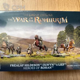Описание картинки Frealaf Hildeson, Olwyn &amp; Lief, Heroes of Rohan от zurdo по цене 5 200руб | Свободный Рынок Миниатюр - СРМ