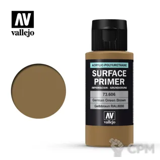 Описание картинки Краска Vallejo Surface Primer - German Green Brown от Sladkov по цене 700руб | Свободный Рынок Миниатюр - СРМ