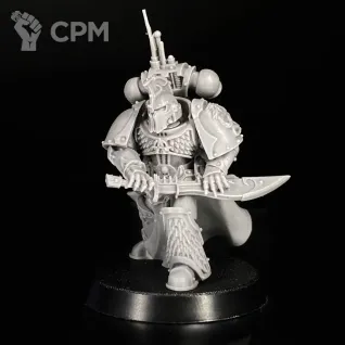 Описание картинки Alpha Legion Legion Praetor миниатюра по вселенной warhammer 40000 от KoofWorkshop по цене 1 200руб | Свободный Рынок Миниатюр - СРМ