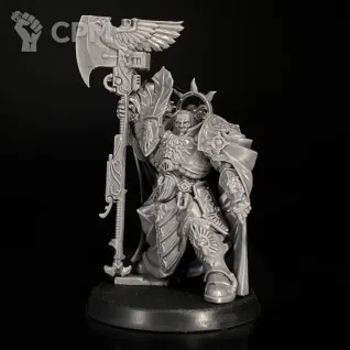 Описание картинки Captain-General Trajann Valoris миниатюра по вселенной warhammer 40000 от KoofWorkshop по цене 1 500руб | Свободный Рынок Миниатюр - СРМ