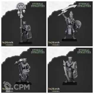 Описание картинки Ancient Guard with Hand Weapons от 3DPrintClub по цене 95руб | Свободный Рынок Миниатюр - СРМ