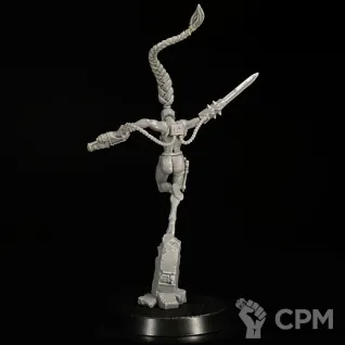 Описание картинки Callidus Assassin миниатюра по вселенной warhammer 40000 от KoofWorkshop по цене 1 500руб | Свободный Рынок Миниатюр - СРМ