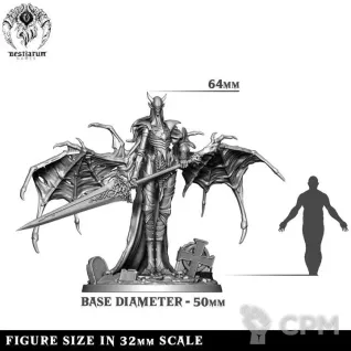 Описание картинки Отвартительные The Abhorrents 32мм Миниатюры (32mm / Без покраса / Crimson Order Knight) от ChurcHehe 3d print по цене 500руб | Свободный Рынок Миниатюр - СРМ