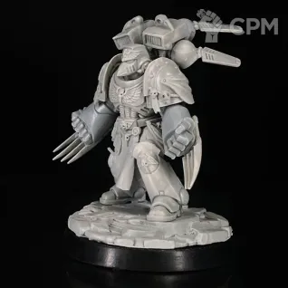 Описание картинки Raven Guard Captain with Jump Pack, Original Conversion миниатюра по вселенной warhammer 4 от KoofWorkshop по цене 1 500руб | Свободный Рынок Миниатюр - СРМ