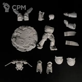 Описание картинки Raven Guard Captain with Jump Pack, Original Conversion миниатюра по вселенной warhammer 4 от KoofWorkshop по цене 1 500руб | Свободный Рынок Миниатюр - СРМ