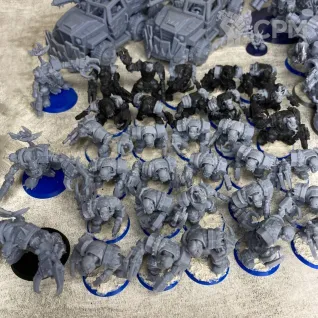 Описание картинки Армия Orks Bully Boyz 2000 pts от Миньки Молота Войны по цене 15 000руб | Свободный Рынок Миниатюр - СРМ