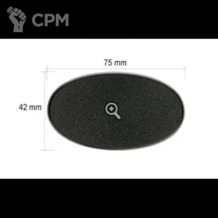 Описание картинки 75x42 mm OVAL BASE (1шт) от NEW-MINIATURES по цене 76руб | Свободный Рынок Миниатюр - СРМ