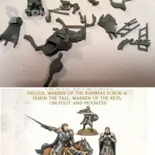 Описание картинки Hurin &amp; Ingold Wardens of Gondor от Xero по цене 450руб | Свободный Рынок Миниатюр - СРМ