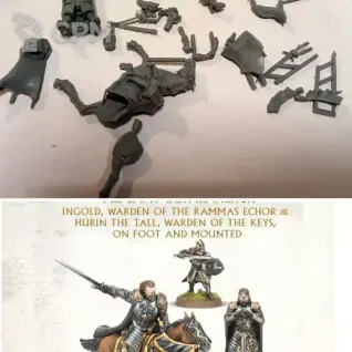 Описание картинки Hurin &amp; Ingold Wardens of Gondor от Xero по цене 450руб | Свободный Рынок Миниатюр - СРМ