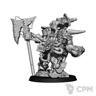 Описание картинки Warboss in Mega Armour от Daniilfedyakov по цене 700руб | Свободный Рынок Миниатюр - СРМ