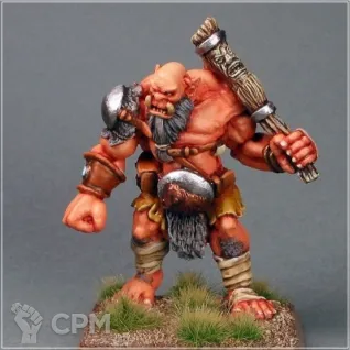 Описание картинки Ogre Chieftain от OldHammer Мастерская по цене 500руб | Свободный Рынок Миниатюр - СРМ