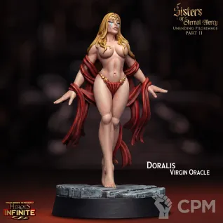 Описание картинки Doralis Virgin Oracle от Manufactorum76 по цене 160руб | Свободный Рынок Миниатюр - СРМ