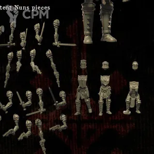 Описание картинки Trench Pilgrims Alt Stigmatic Nuns multipart от Recruiter по цене 1 000руб | Свободный Рынок Миниатюр - СРМ